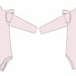 Ribbed Bamboo Long Sleeve Bodysuit- Pink